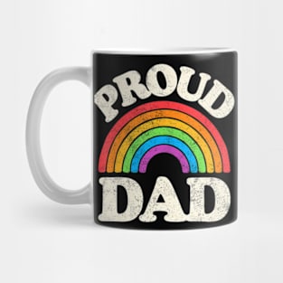 LGBTQ Proud Dad Gay Pride LGBT Ally Father's Day Mug